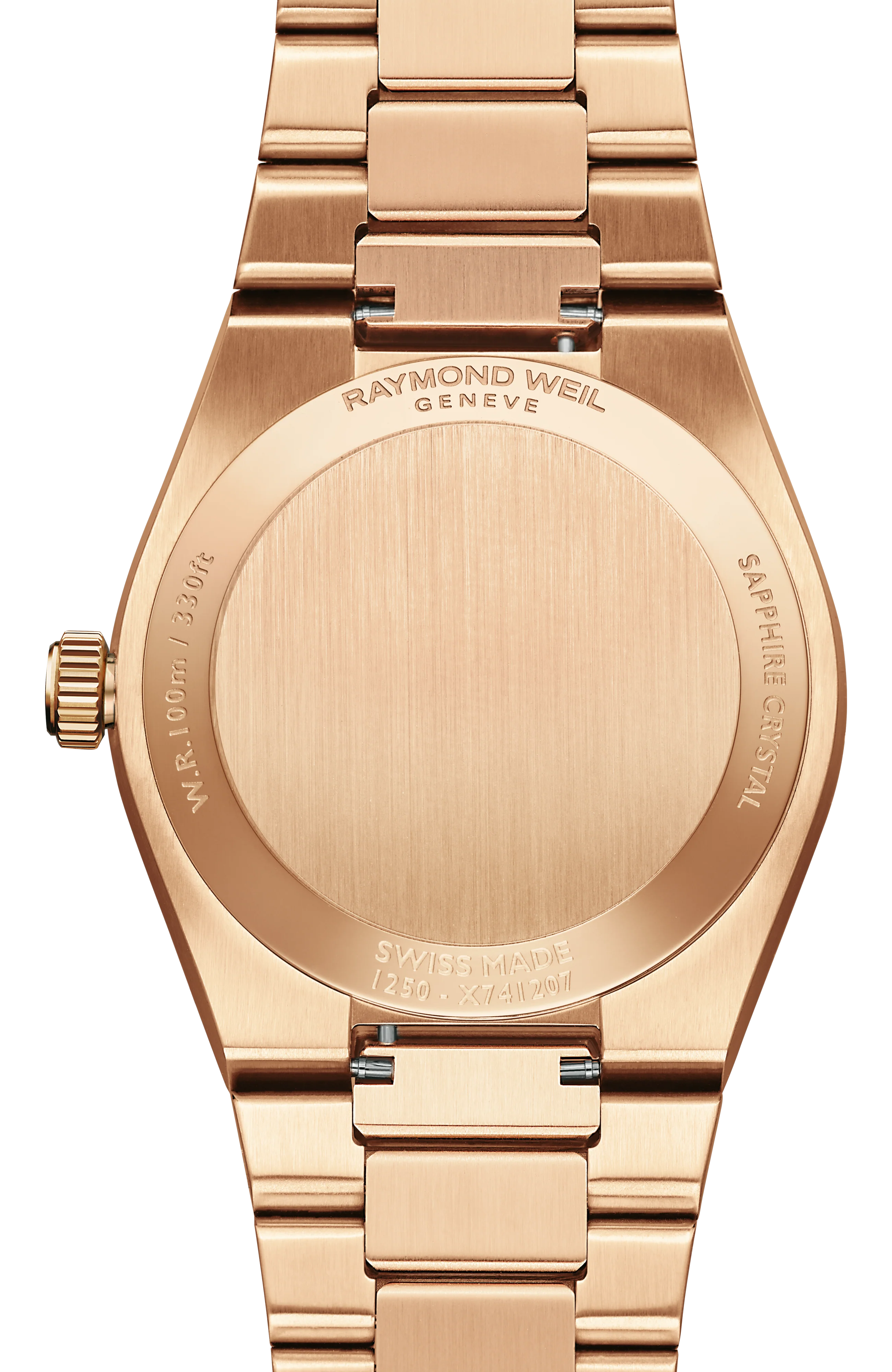 A.R.T. Mother-of-pearl Dial Diamond-Set Bezel Integrated Bracelet Stainless Steel With Rose Gold PVD Quartz Watch, 30 mm - Image 3