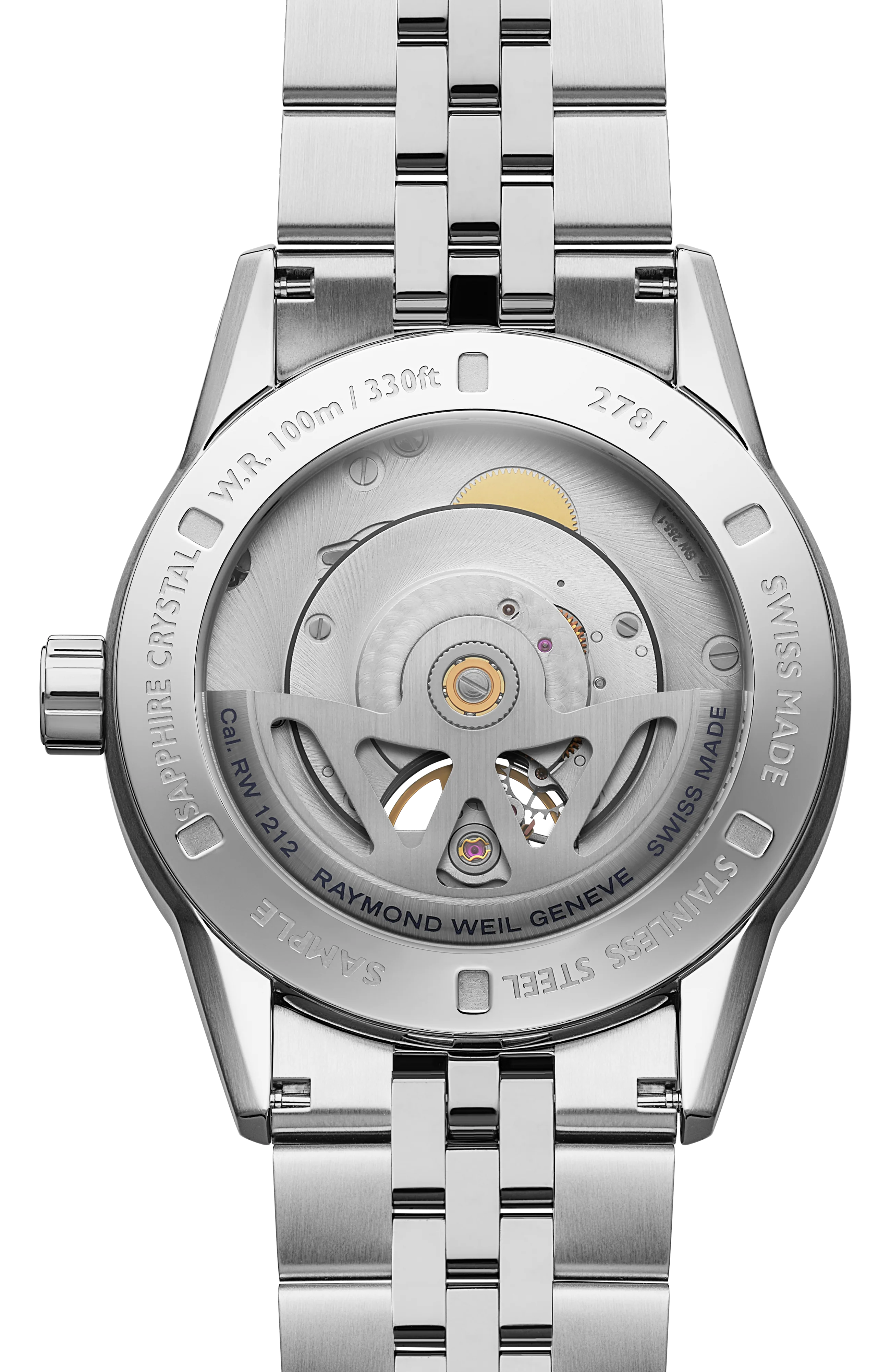 Freelancer Calibre RW1212 Men's Automatic Green Steel Watch, 42 mm - Image 3