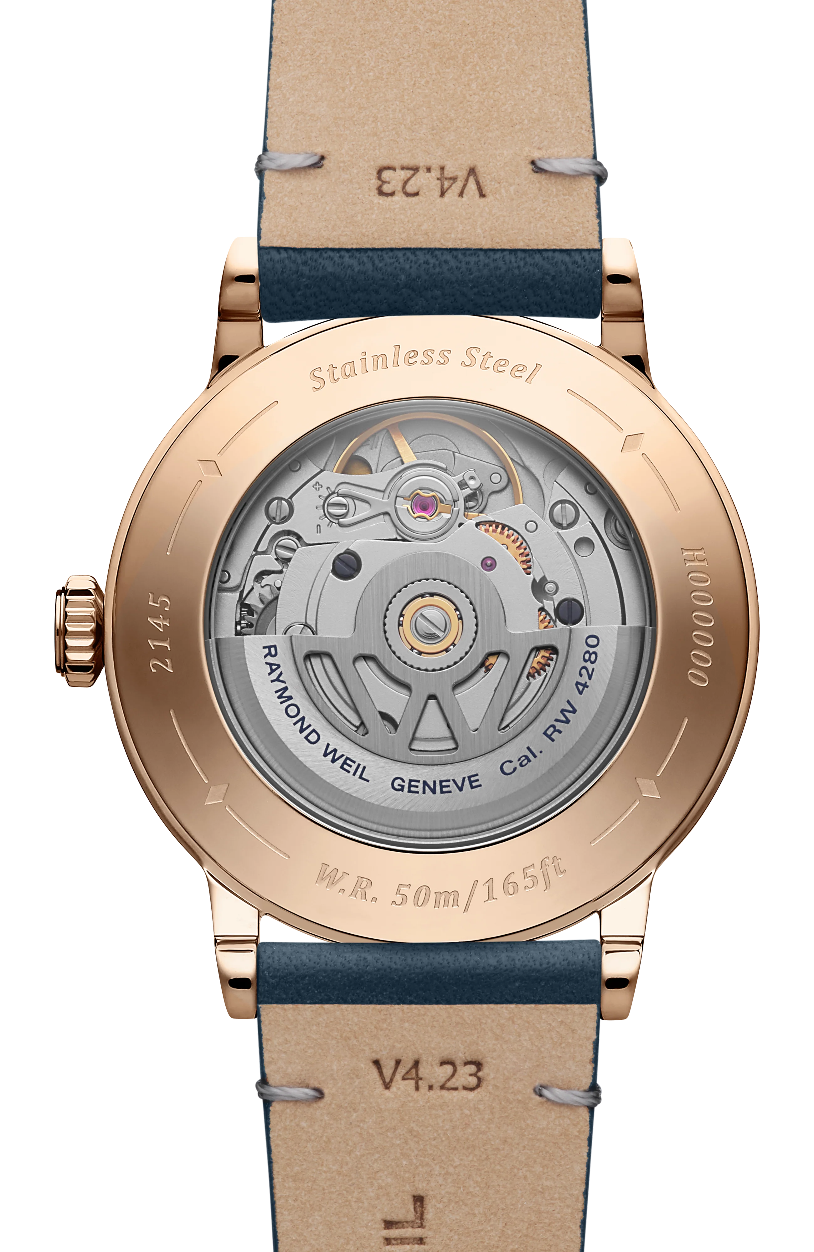 Millesime Automatic Moon Phase Silver Dial Watch, 35 mm - Image 3