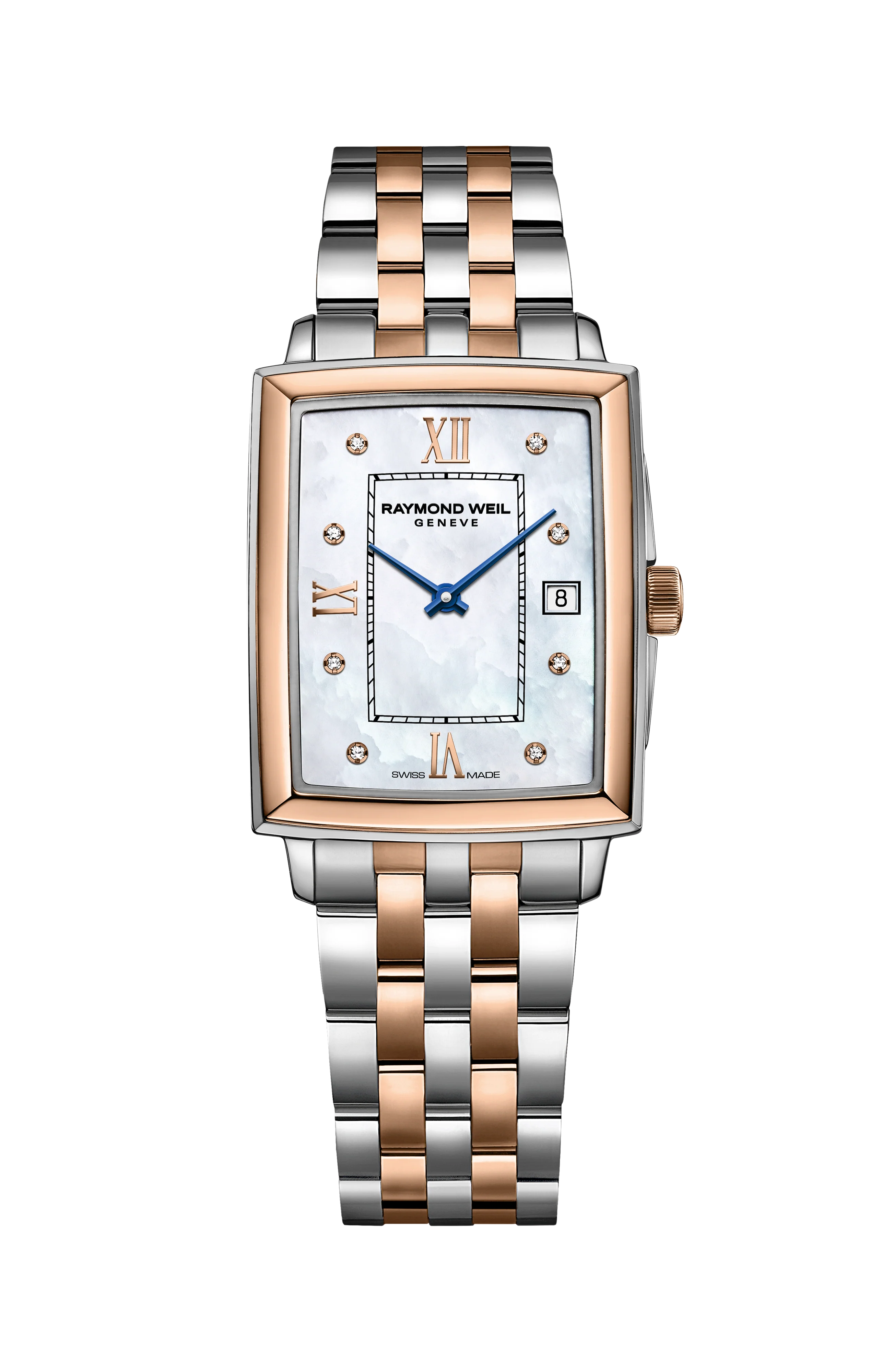 Toccata Ladies Two-tone Rose Gold Quartz Watch, 22 x 28 mm